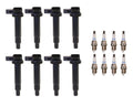 Denso 8 Ignition Coils & Double Platinum Spark Plugs Kit for Toyota Lexus V8