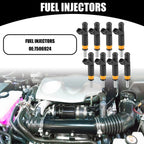 8 Pcs Fuel Injectors No. 7506924 for BMW 745Li (2002–2003)