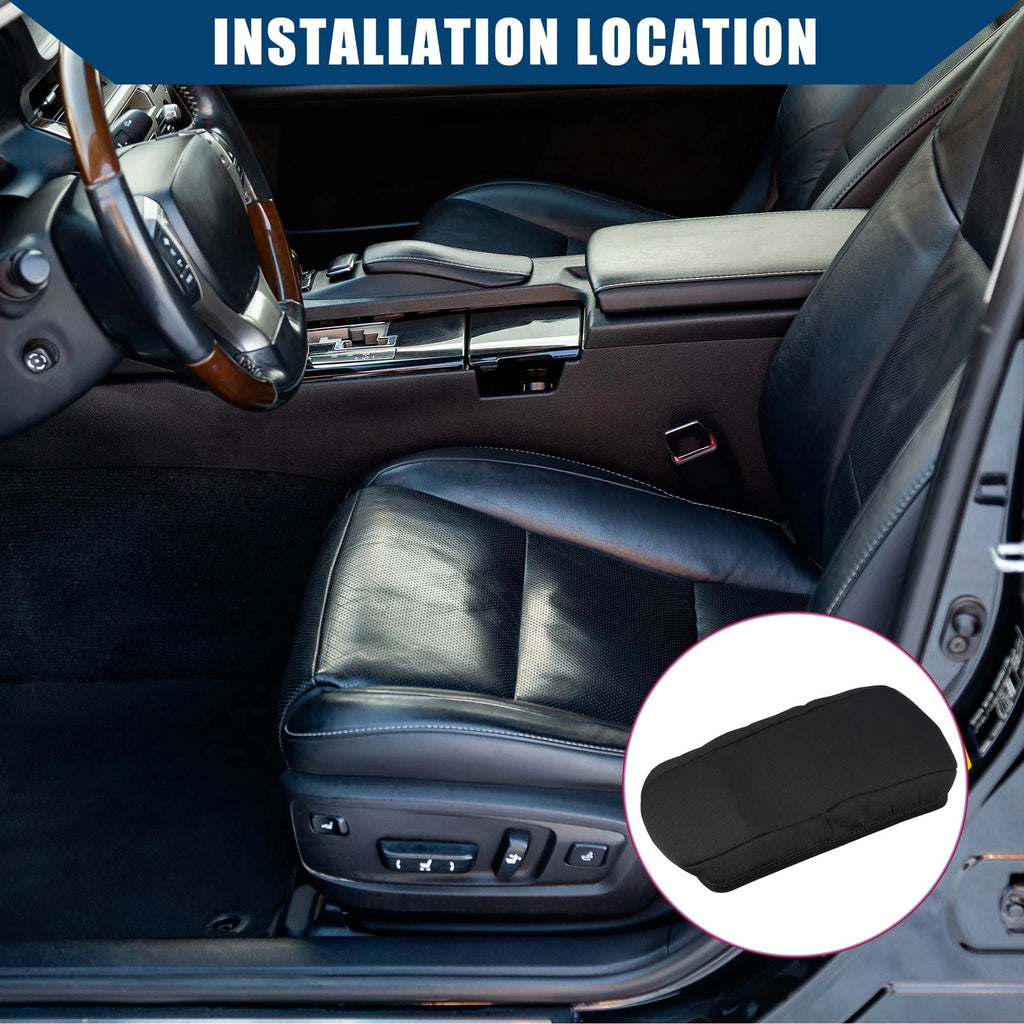 Center Console Armrest Cover for Volkswagen Jetta (2012–2018) Black