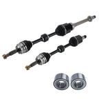 Front Left & Right CV Axle + Wheel Bearing for Toyota Camry Highlander Solara (2002–2006)