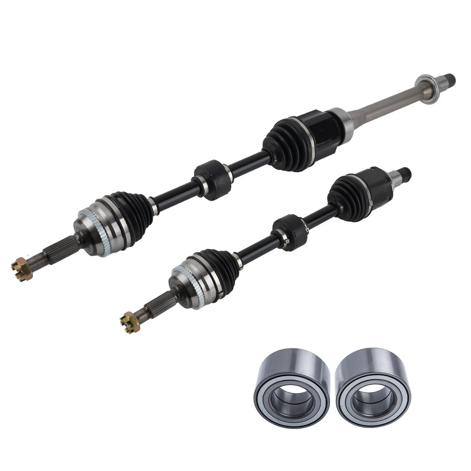 Front Left & Right CV Axle + Wheel Bearing for Toyota Camry Highlander Solara (2002–2006)
