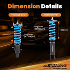 Coilovers Lowering Kit 24 Way Damper for Infiniti M35X M45X G35X G37X (2003–2013)