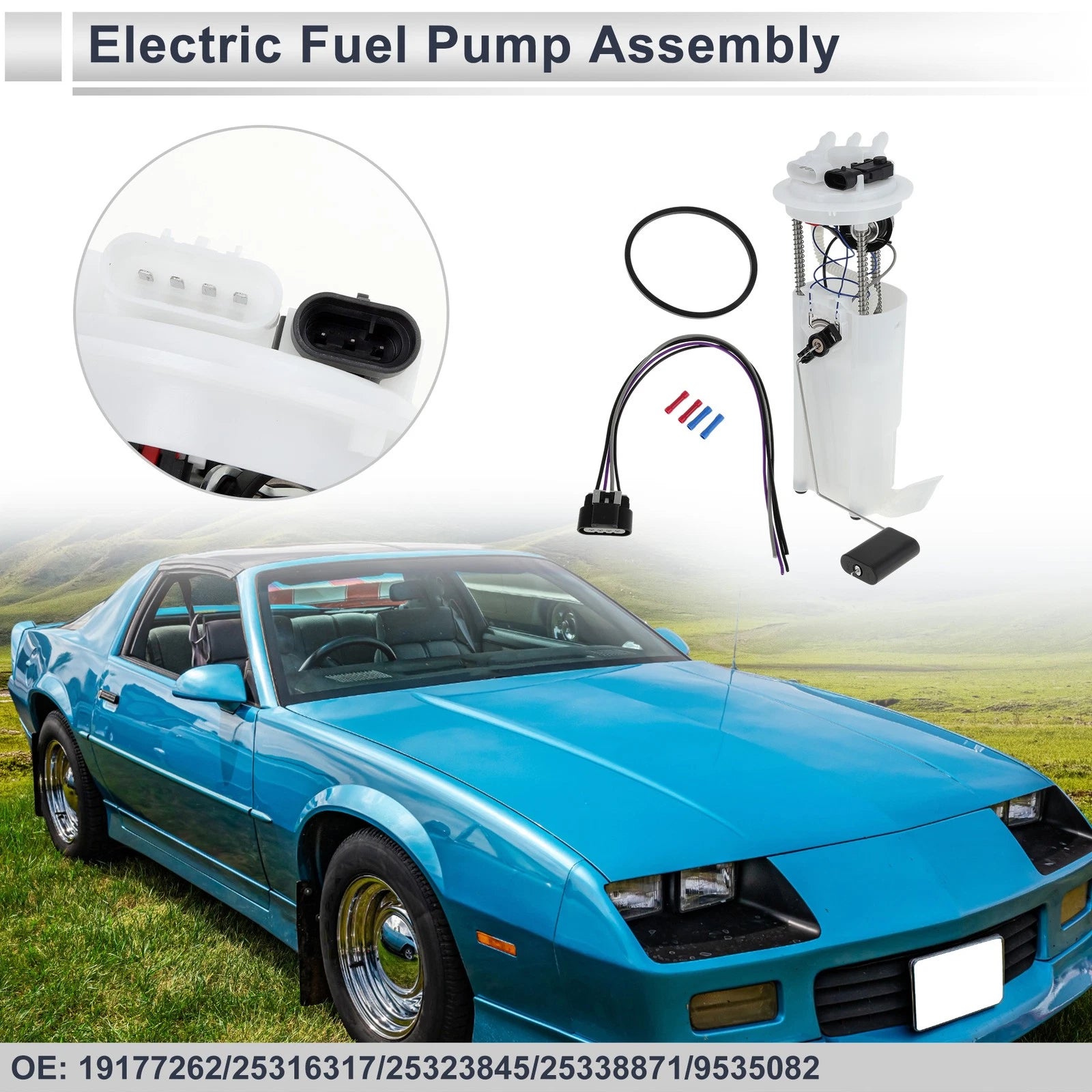 Electric Fuel Pump Assembly for Pontiac Firebird (1999–2002) V8 5.7L No.9535082