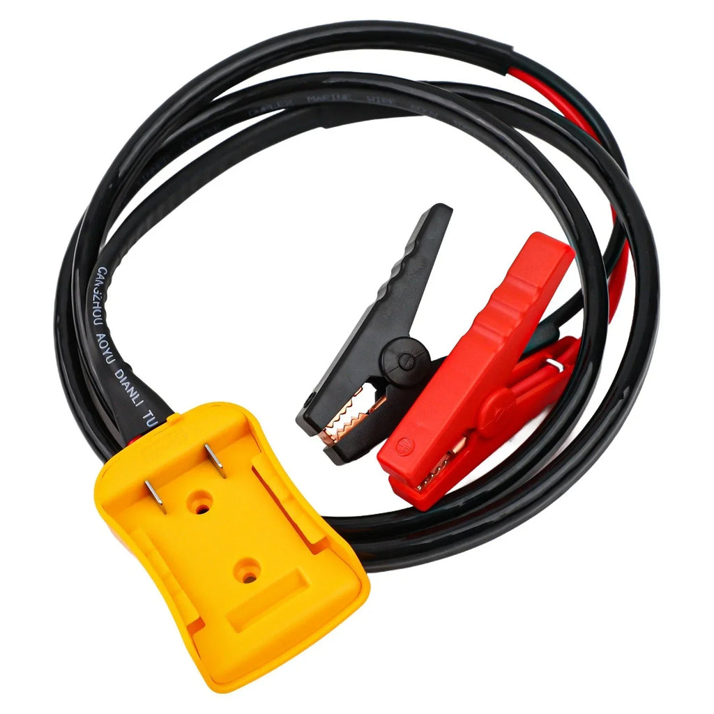 Dewalt Jump Start Cables / Heavy Duty 8AWG / Enhanced Grip Clamps for Dewalt