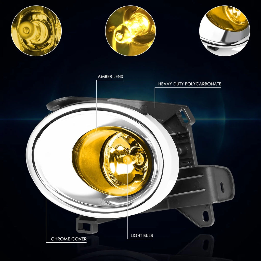 Fog Lights with Switch and Chrome Bezel for Pathfinder (2013–2016)