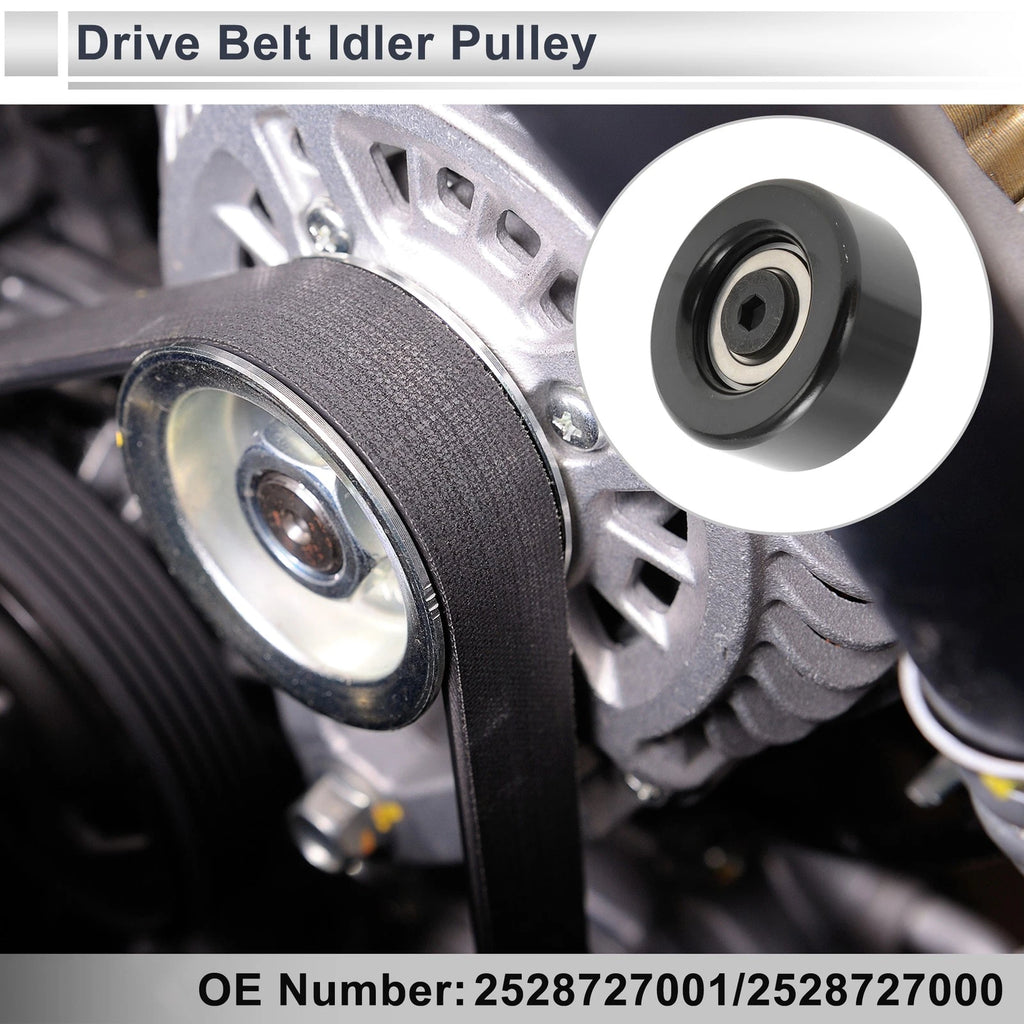 Drive Belt Idler Pulley for Hyundai Sonata (2006–2010) No. 2528727001