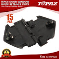 Set of 15 Door Window Guide Retainer Clips for Chevy Cadillac Buick (2010–2023)
