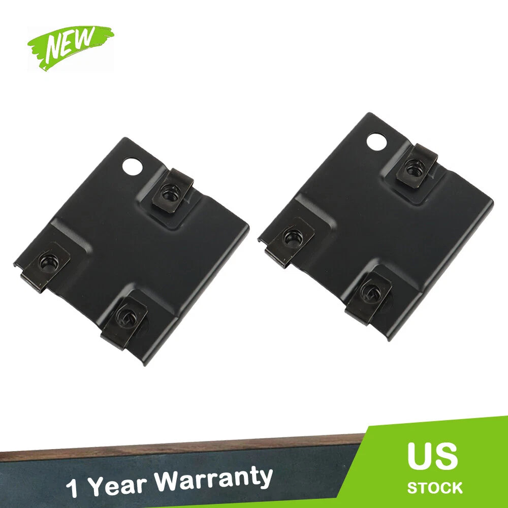 2X Front Bumper Plate Attachment Bracket for Silverado 2500HD 3500HD (2011–2014)
