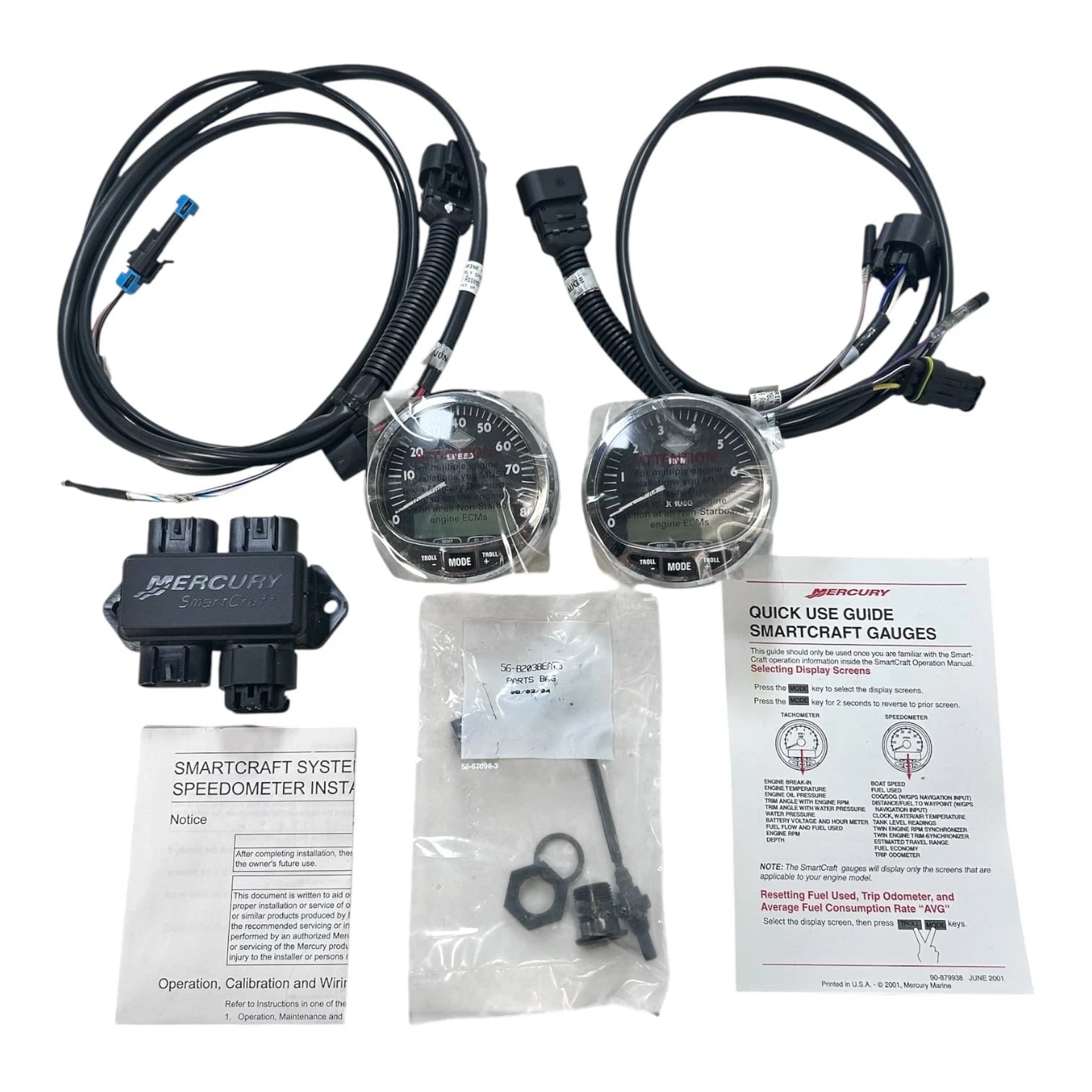 Speedometer & Tachometer Kit for Mercury (1979–1979) 79-879899M04, SC1000