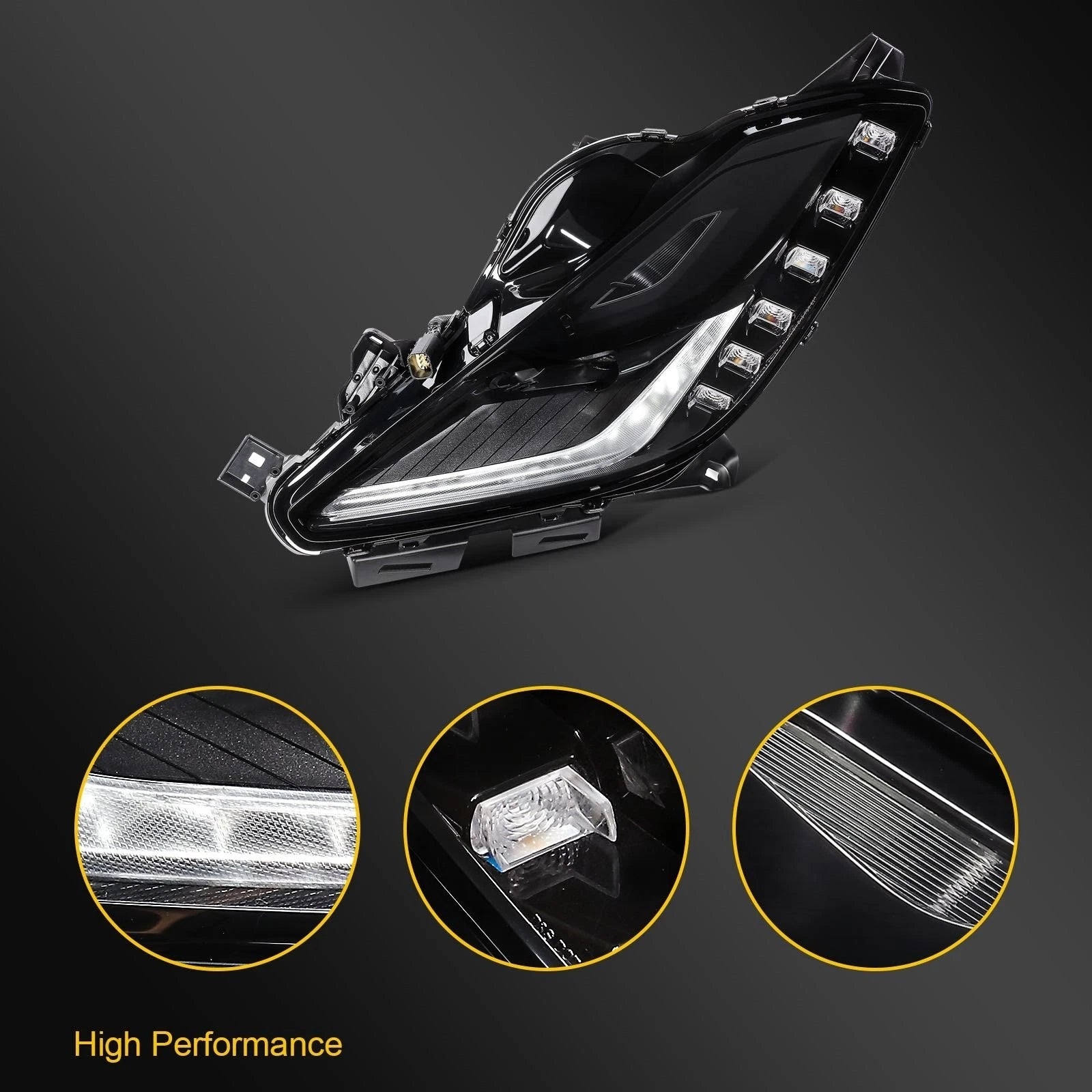 Left Side LED Headlight for Chevy Corvette Stingray (2014–2019)