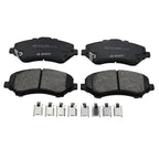 Set of 4 Bosch QuietCast Front Semi-Metallic Brake Pads for Chrysler Dodge Jeep Ram VW