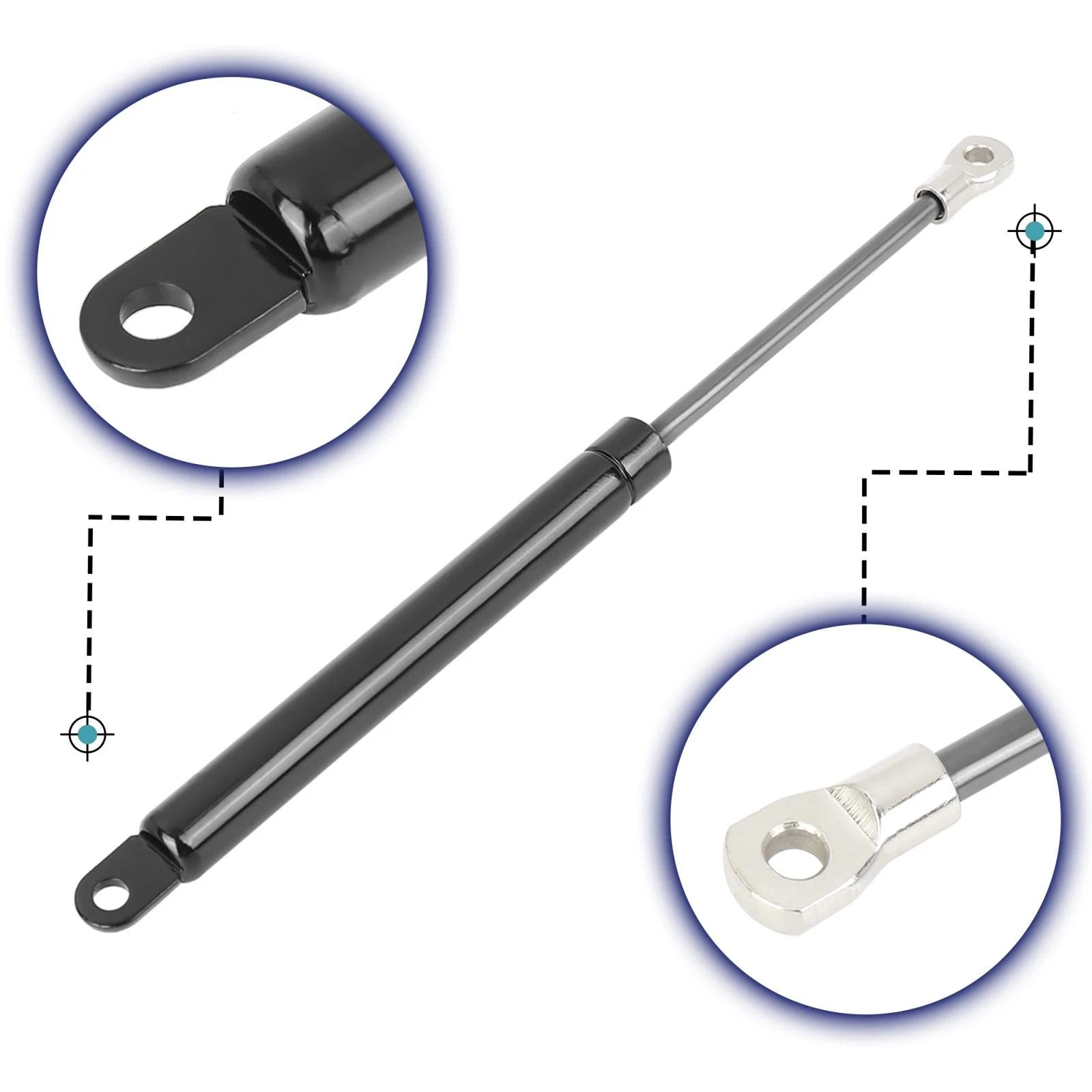 2X Front Hood Lift Supports Struts Gas Spring 51231906286 for BMW 325i (1992–1993)