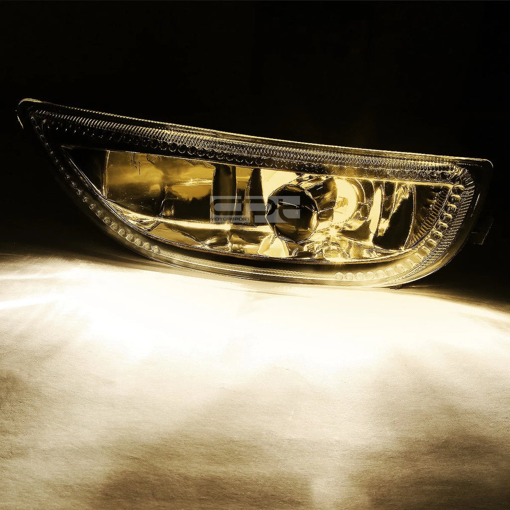 Fog Light Lamp Set for Toyota Corolla (2001–2002) - Yellow Housing, W/Bulbs