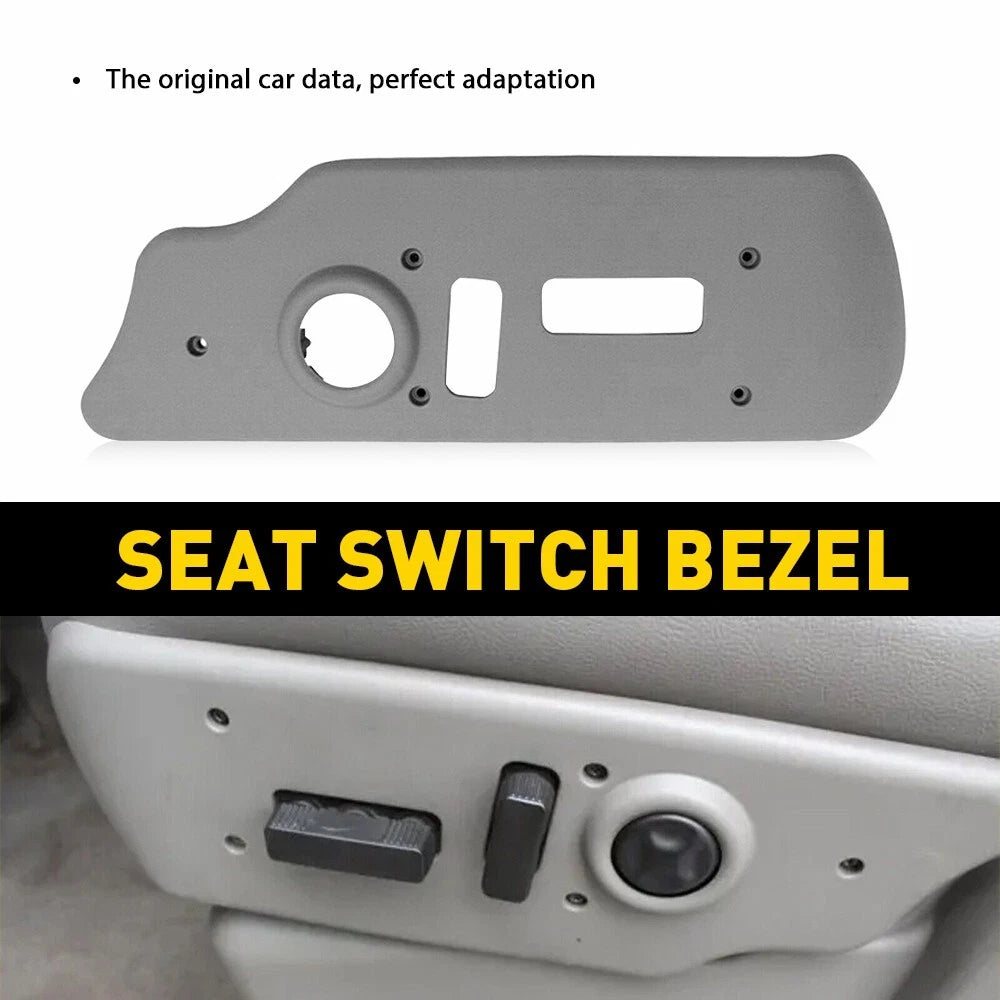 Front Left Seat Control Switch Bezel Cover for Silverado Sierra 1500 3500 (2003–2006)
