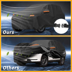 Waterproof Car Cover for Mazda CX-5 (2012–2023) Black 190T-PU with Zipper