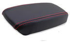 Leather Synthetic Console Armrest Cover for Acura Integra (1994–2001) Red Stitch