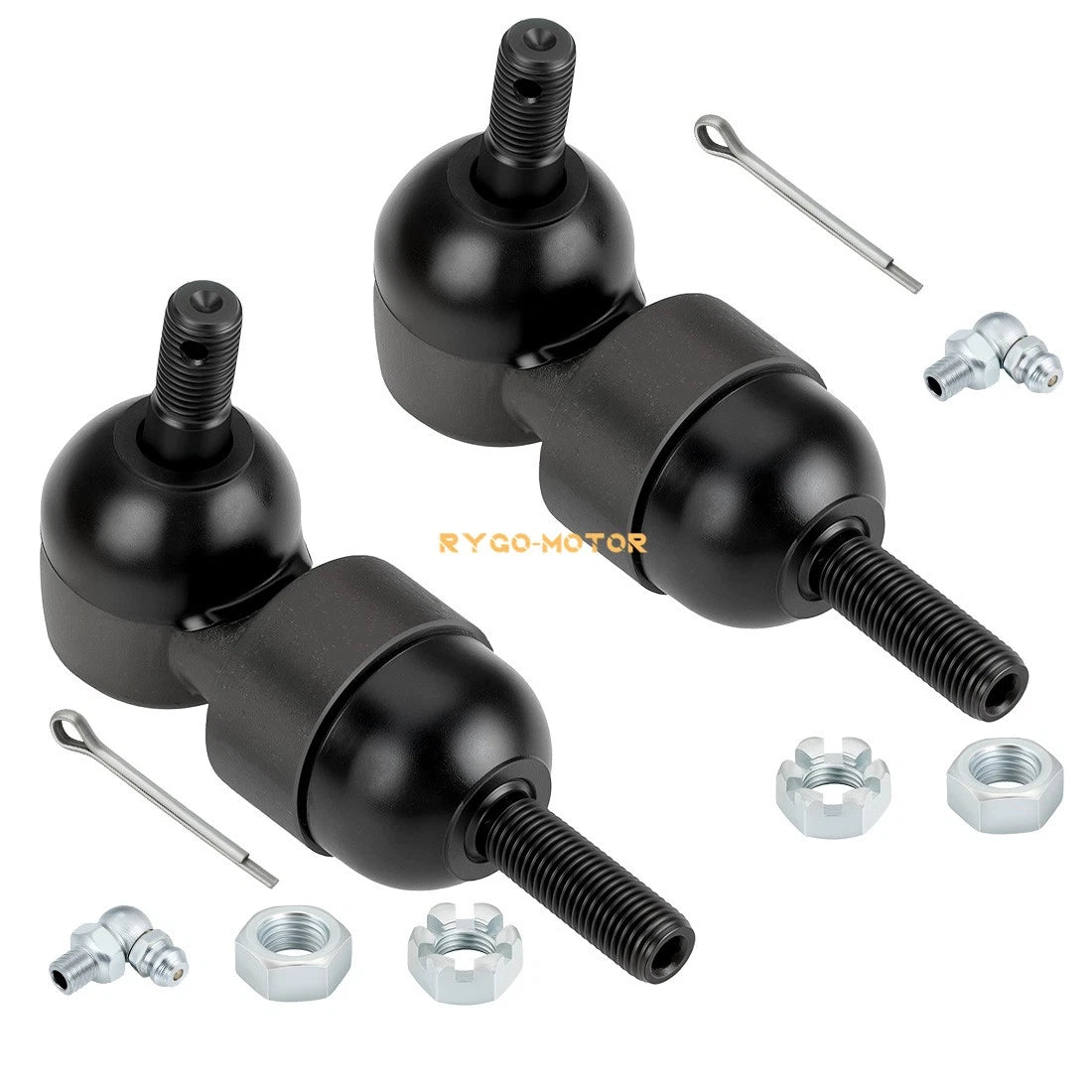 2Pcs Steering Rack Ball Joints End for EZGO Medalist/TXT Golf Cart (1994–2001)
