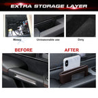 Interior Door Side Insert Organizer for 2019-2023 Dodge Ram 1500 (Black)