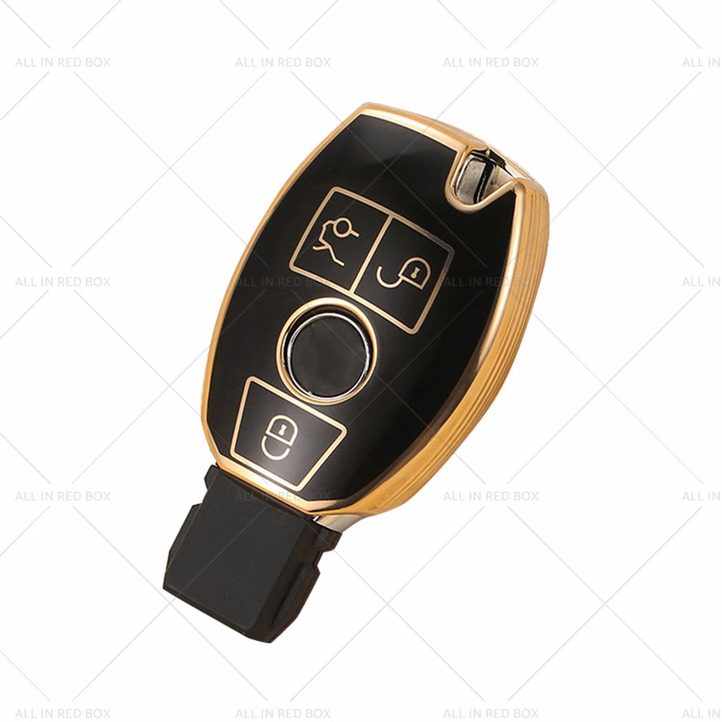 TPU Remote Car Key Fob Cover Case for Mercedes A B C E G S Class CLA (2010–2023)