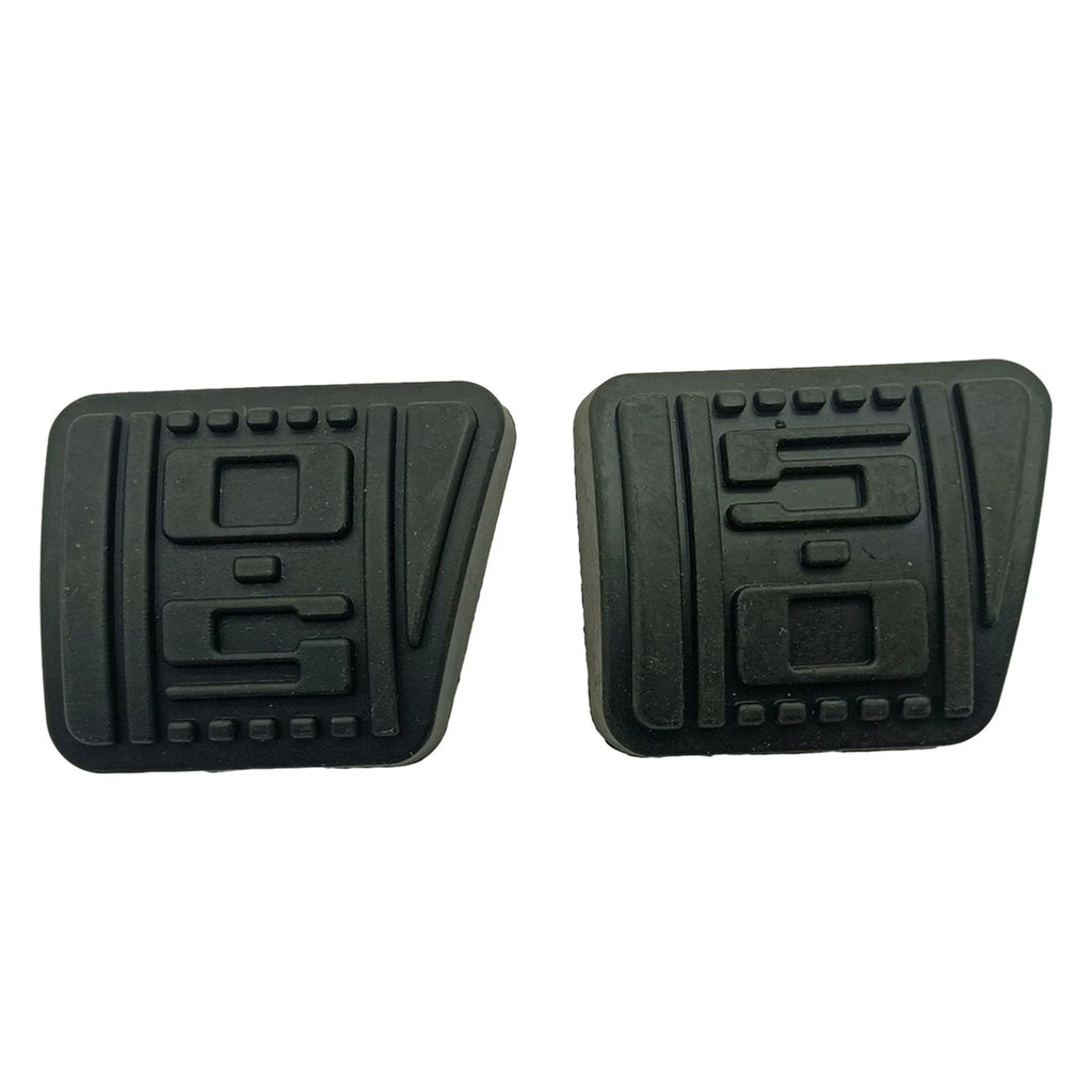 Set of 2 Rubber Clutch & Brake Pedal Pads for Mustang (1979–1993)