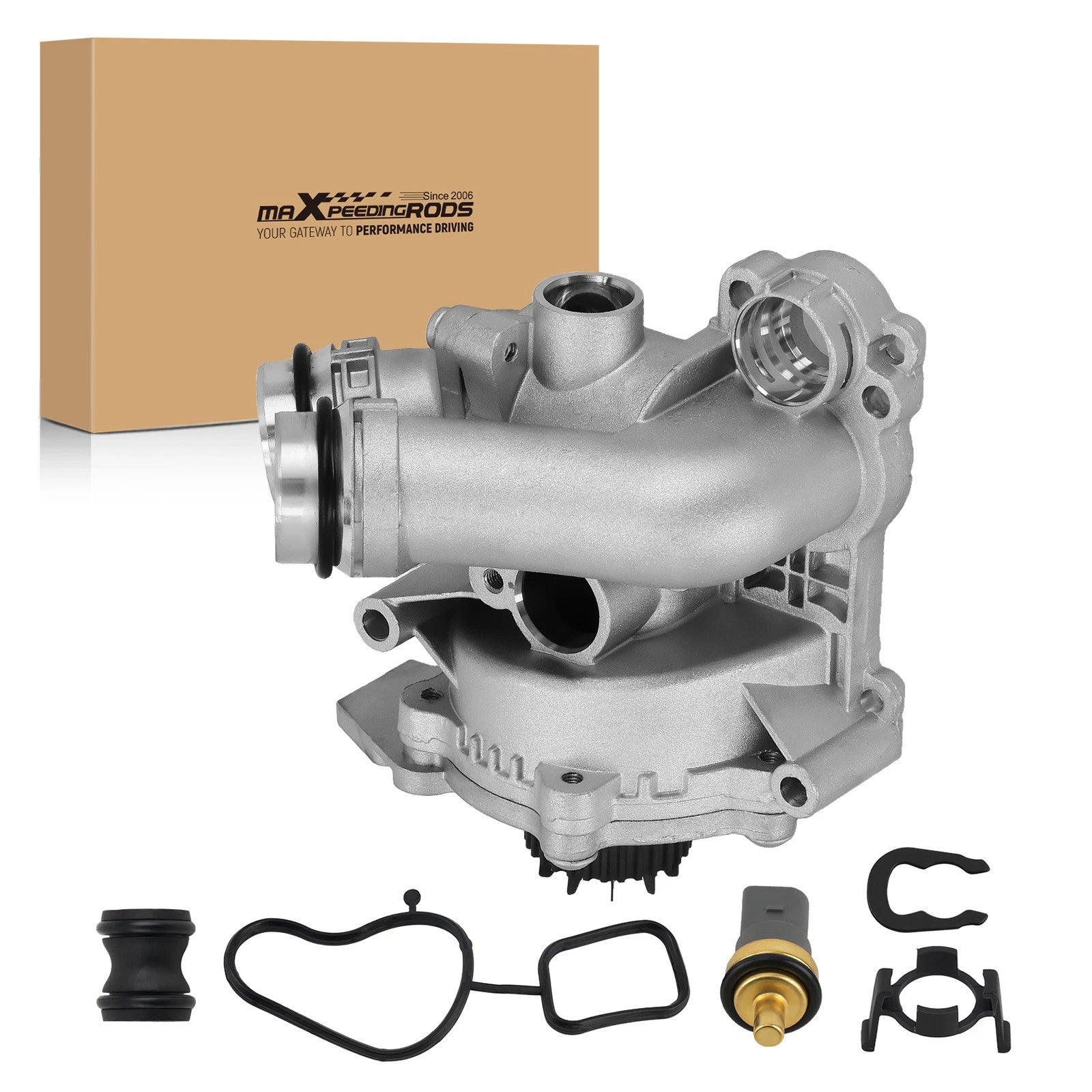 Water Pump for VW Passat Jetta GTI Eos Beetle Tiguan, Audi A3 A4 A5 A6 Q3 Q5
