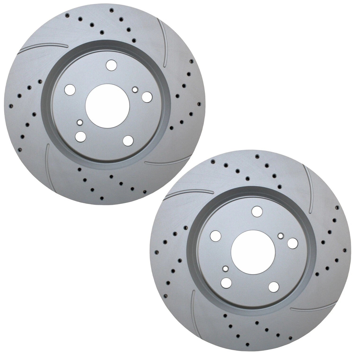 Set of 2 Front Coat Drill 296mm Brake Rotors for ES350 Avalon Camry (2005–2012)