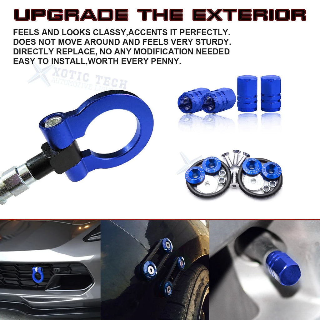 Tow Hook, Tire Valve Stem Caps & Quick Release for Mazda CX-5 (2013-)
