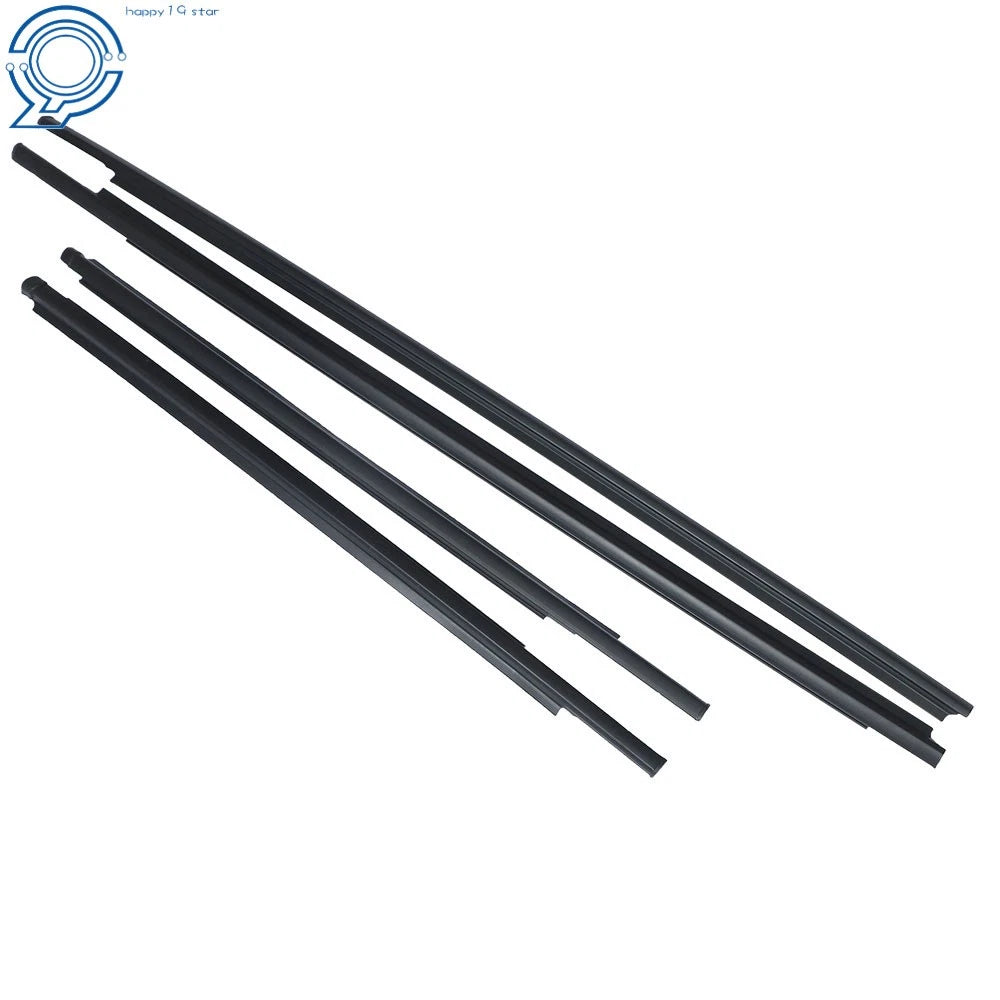 Set of 4 Outside Window Weatherstrip Seals for Yaris Sedan (2007–2016)