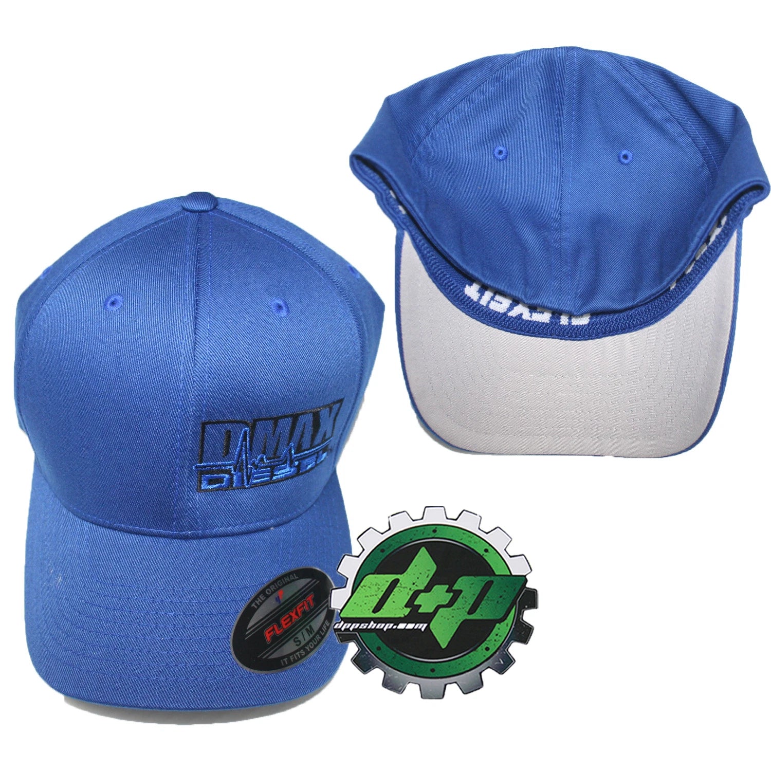 Flexfit Trucker Hat for Chevy Duramax (S/M) - Blue