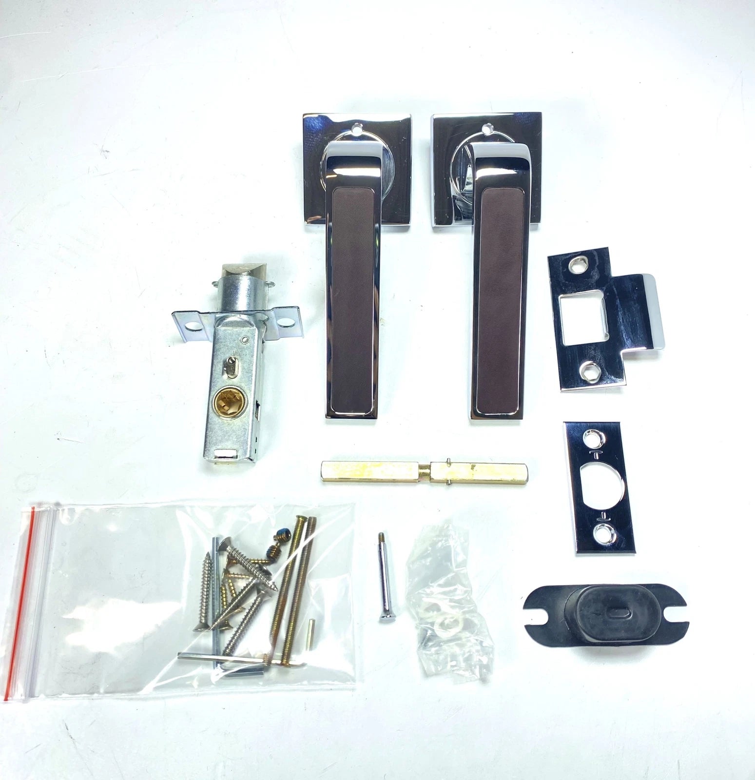Chrome Door Lever Handle for Turning Style Designs R1530 (RHD)