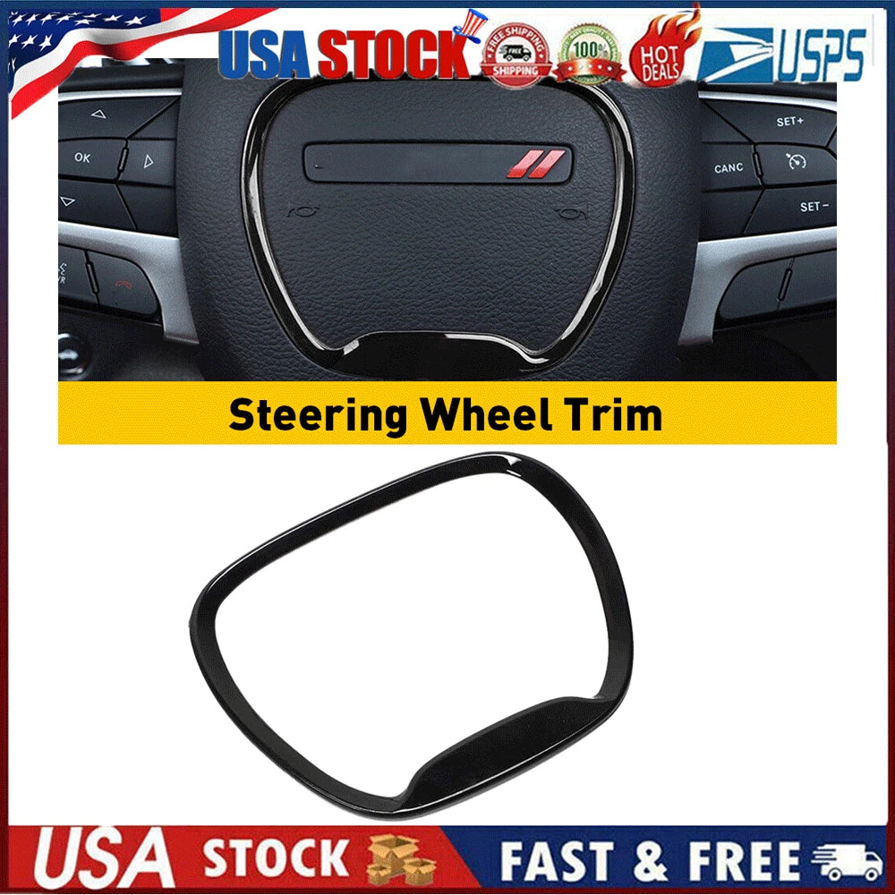 Steering Wheel Trim Cover Ring for Dodge Challenger/Charger (2015â2023)