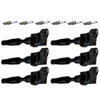 Set of 6 Ignition Coils & Iridium Spark Plugs for Cadillac ATS CT6 CTS XT5 (2013–2020)