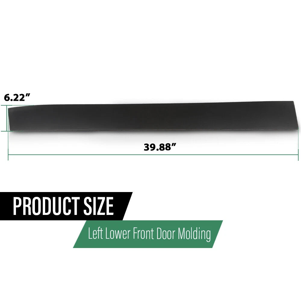 Left Lower Front Door Molding Trim for Jeep Compass (2011–2017)