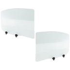Set of 2 Rear Door Glasses for Mitsubishi Lancer