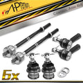 6X Front Lower Tie Rods & Ball Joints for Ford F-150 (2004–2006) 4WD
