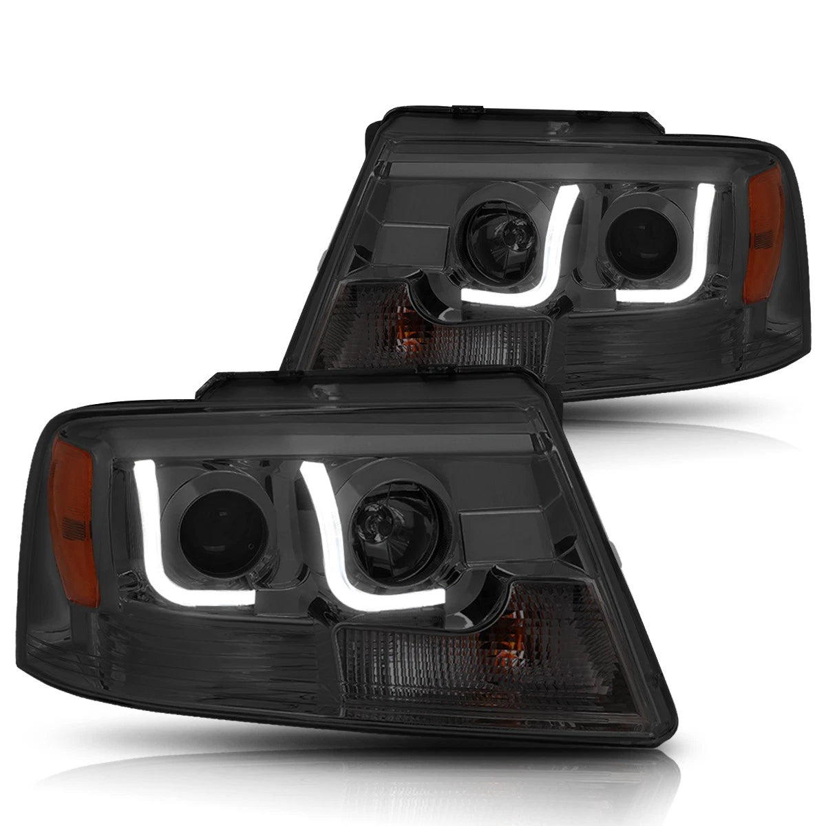 Dual LED DRL Projector Headlight for Ford F150/Mark LT (2004–2008)