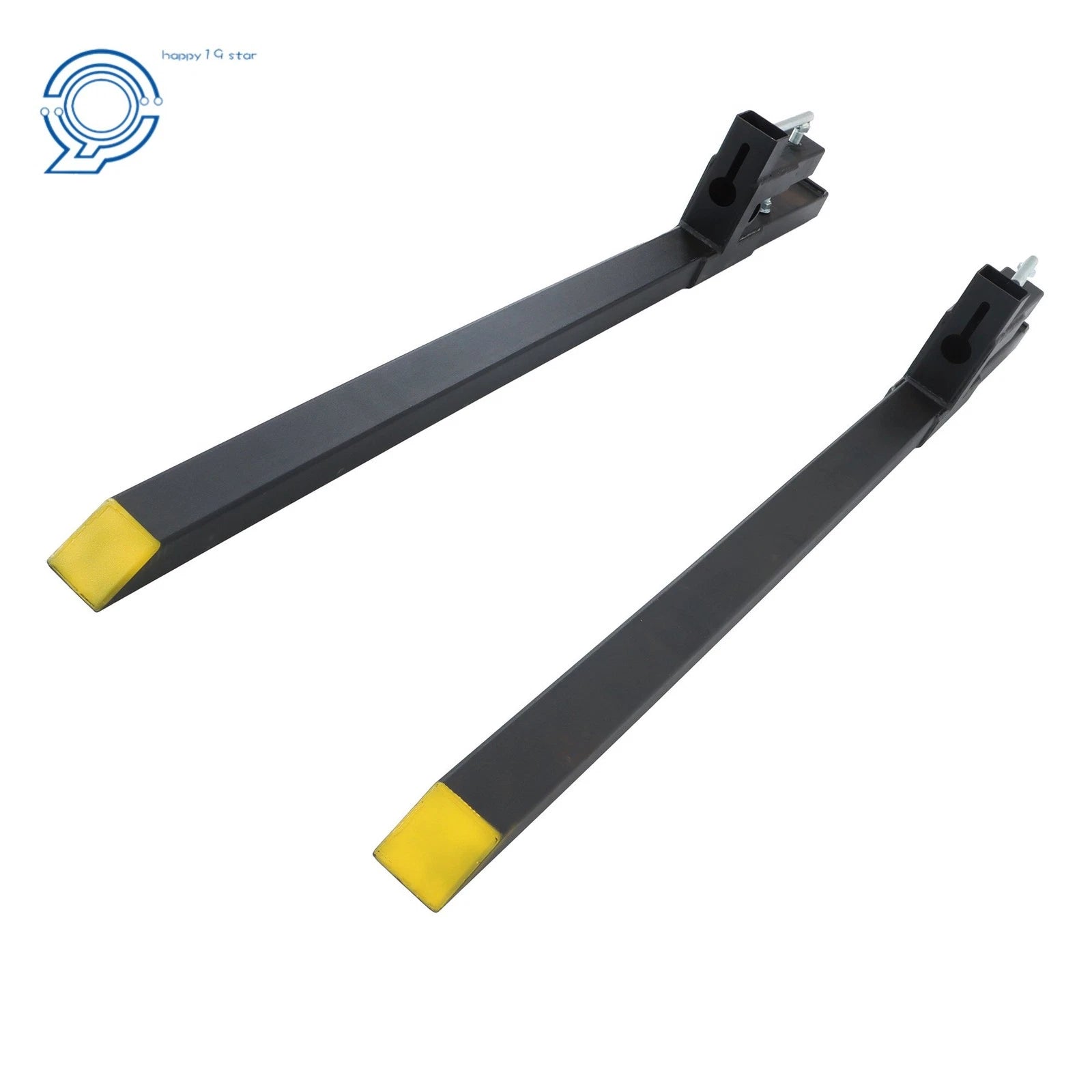 60" Clamp on Pallet Forks for Heavy Duty Quick Attach Buckets (2000 lbs)