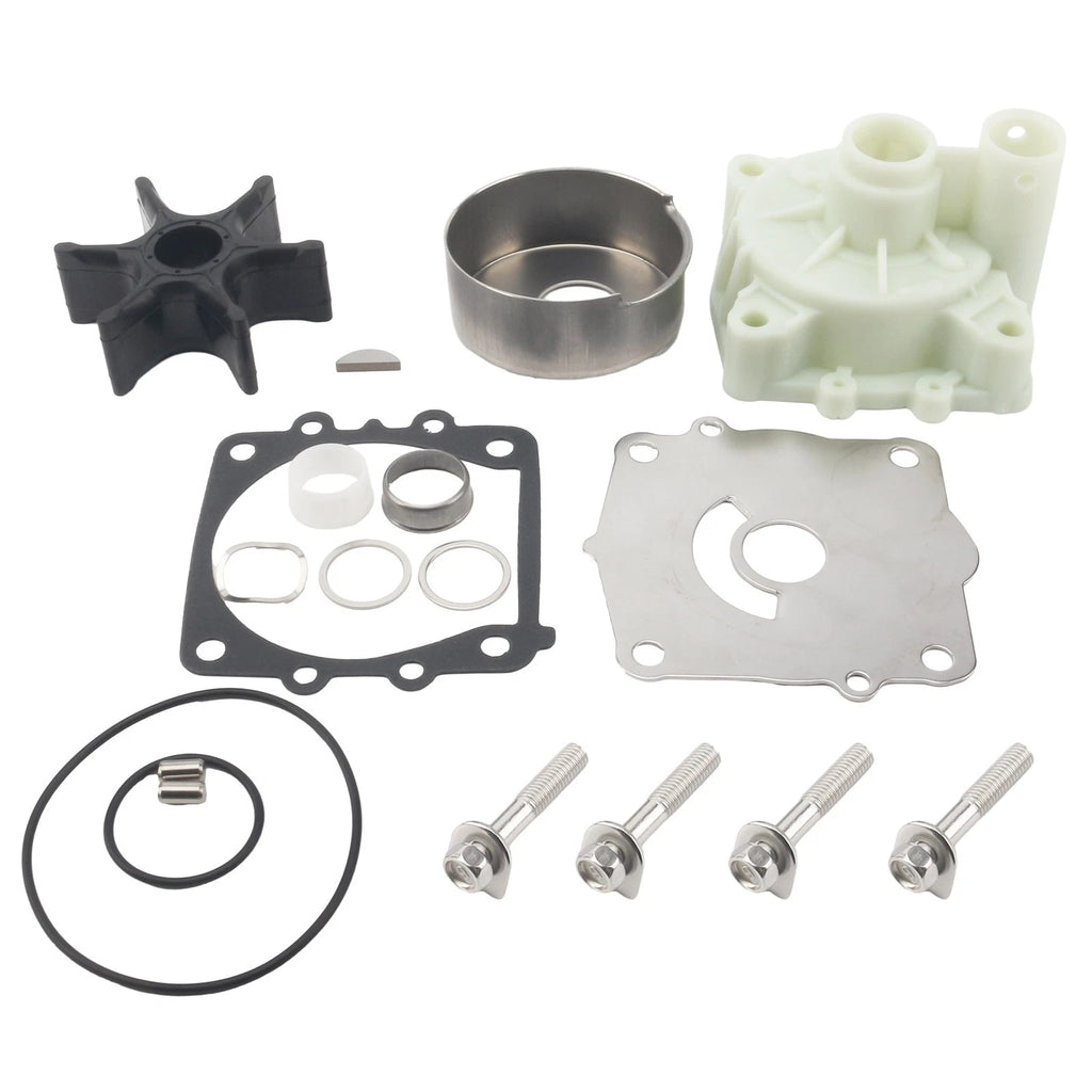 Water Pump Impeller Kit & Spacer Collar for Yamaha 75 90 115 HP (68V-W0078 61A-45538)