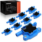 8x Blue Ignition Coil for Chevy Silverado 1500, Tahoe, GMC Sierra (2007–2013)