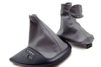 Leather Synthetic Automatic & E Brake Boot for BMW X5 (2000–2006) Gray
