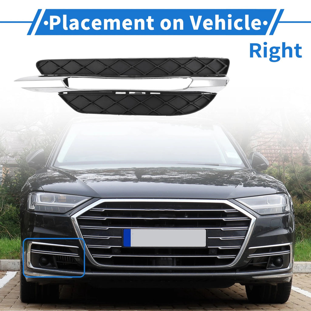 1 Pc Fog Light Grill for Mercedes-Benz C300 (2011–2013) No.2048803324
