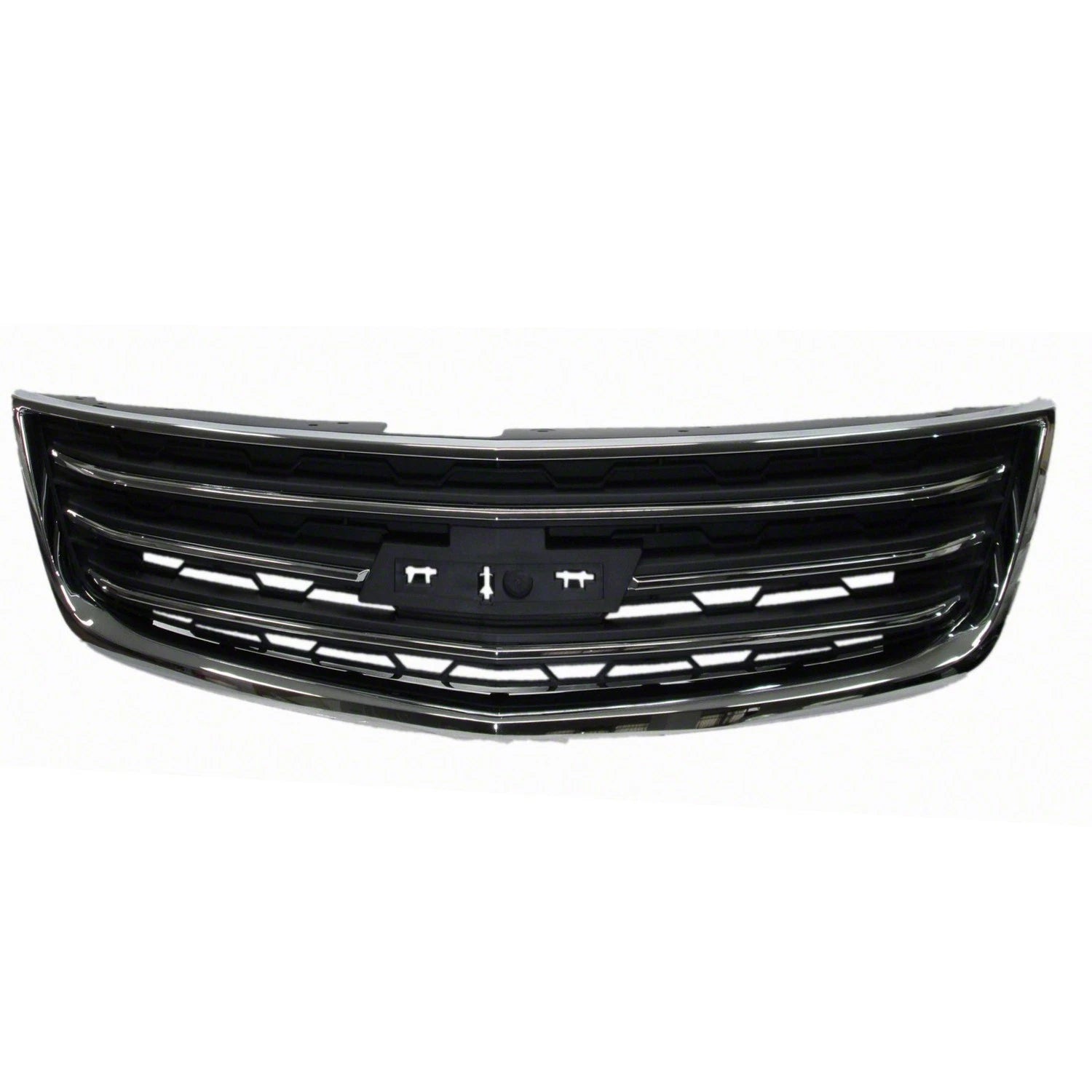 Front Grille Replacement Gray Chrome Plastic for Chevrolet Traverse (2013–2017)