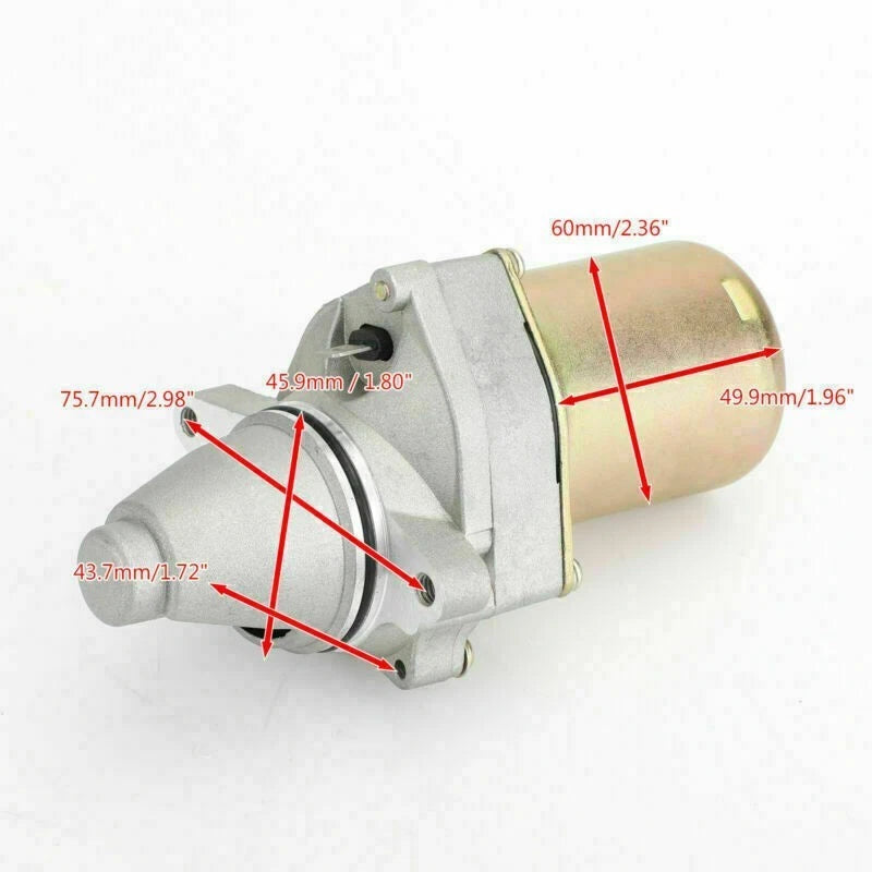 Starter for Suzuki ATV LT80 LT 80 Quad Sport 1987–2006 (31100-40B01)