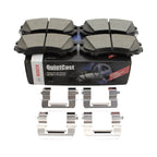 Set of 4 Bosch QuietCast Front Ceramic Brake Pads for LaCrosse ELR Impala Terrain (2014–2019)