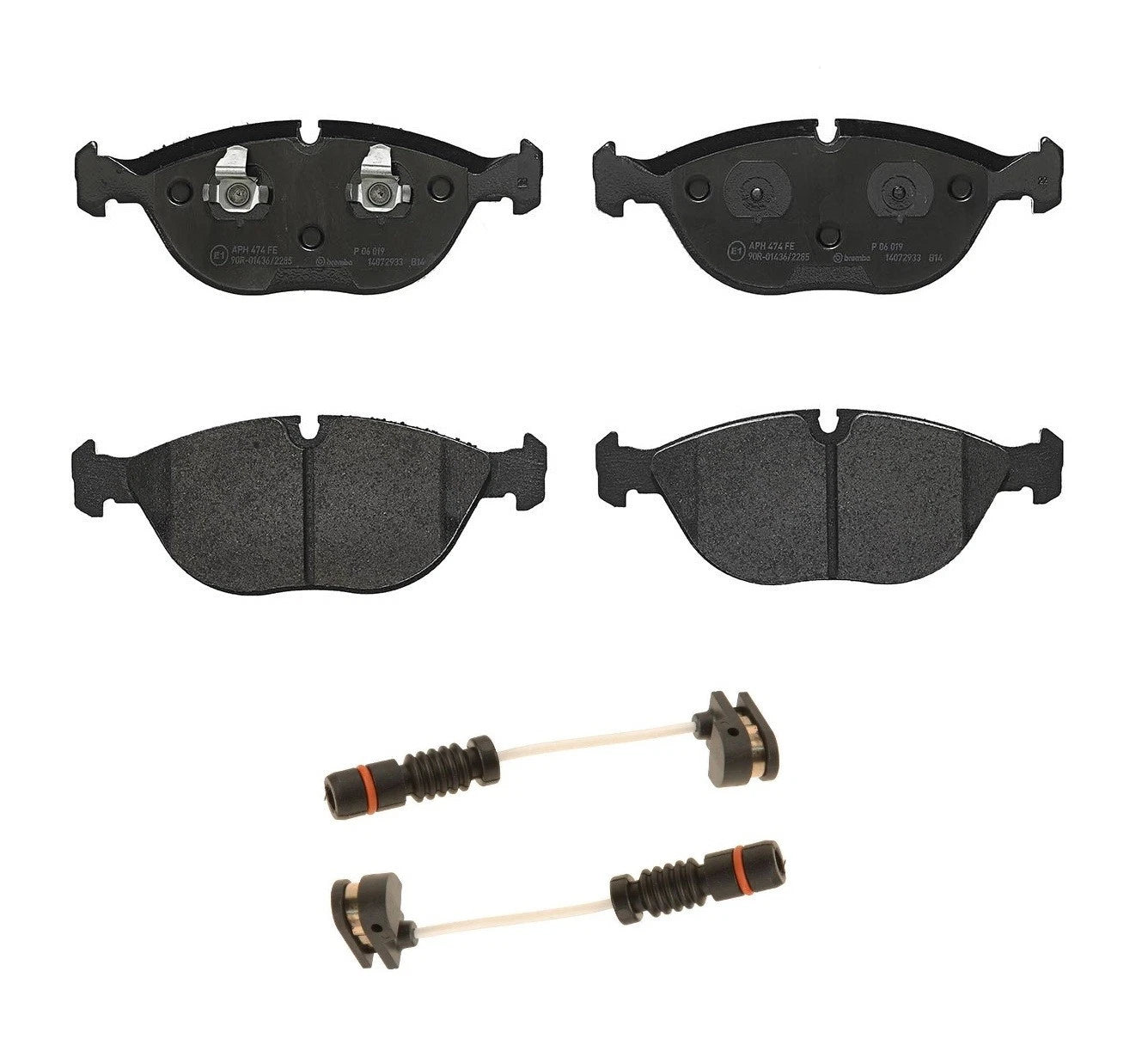 Brembo Low-Met Front Brake Pads Wear Sensor for MB R170 W210 W202 C208 (1997–2006)
