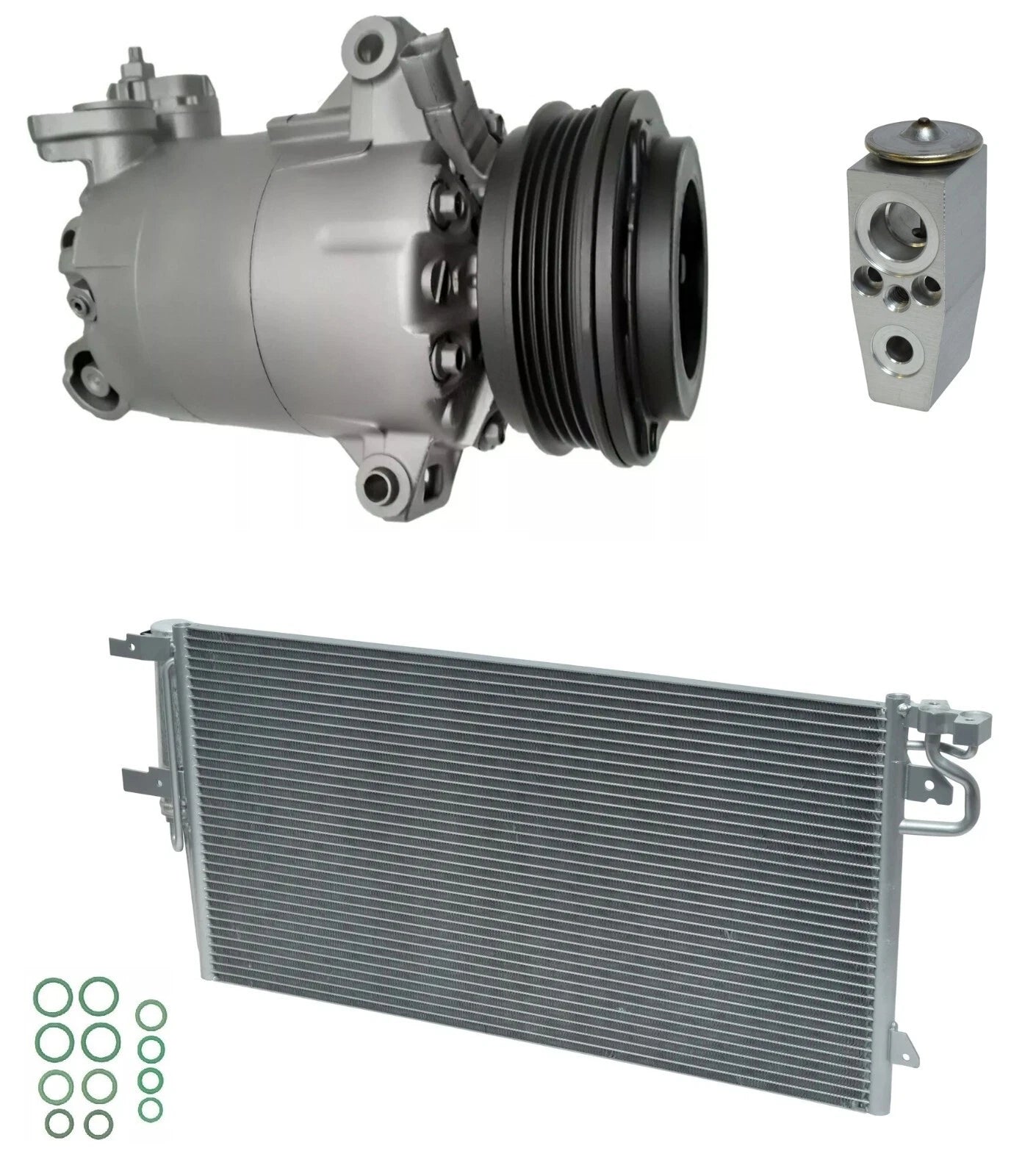 AC Compressor Kit with Condenser for Ford Focus 2.3L Turbo (2018–2018)
