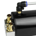 Aluminum Oil Catch Reservoir Tank for Racing Engine (with Hose & Indicator)