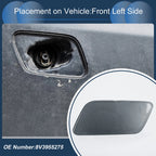 Front Left Washer Nozzle Cover Cap for Audi A3 8V (2016–2020) Gray 1 Pcs