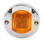 Round 24V LED Side Marker Lights for Truck Trailer RV Boat (24V)