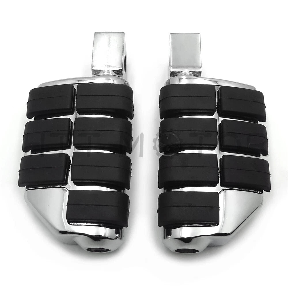 Chrome Dually Footpegs for Kawasaki ZX-6R ZX-7R ZX-9R Z1000 ZX-10R (1995–2023)
